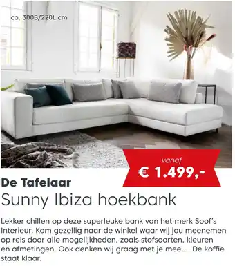 Villa Arena Sunny Ibiza hoekbank aanbieding