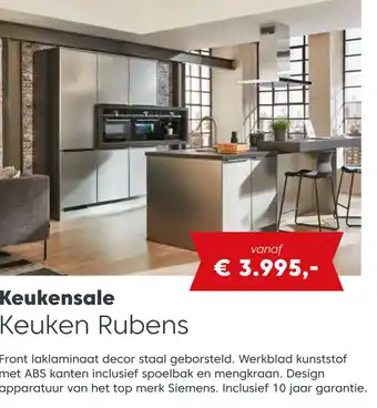 Villa Arena Keuken Rubens aanbieding