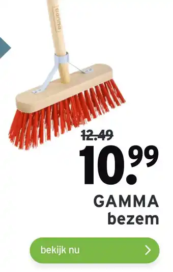 GAMMA GAMMA bezem aanbieding