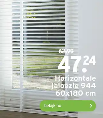 GAMMA Horizontale jaloezie 944 60x180 cm aanbieding