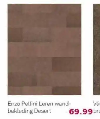 Karwei Enzo pellini leren wandbekleding desert aanbieding