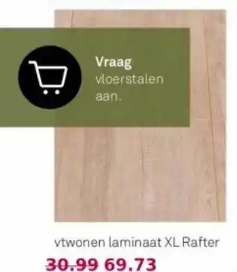 Karwei Vtwonen laminaat xl rafter aanbieding