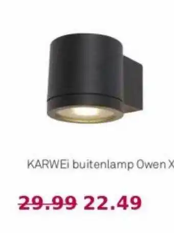 Karwei Karwei buitenlamp owen x aanbieding