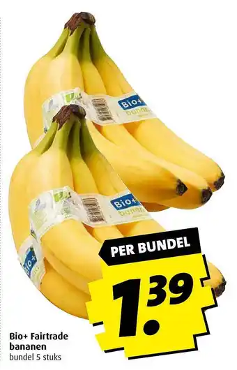 Boni Bio+ Fairtrade Bananen aanbieding