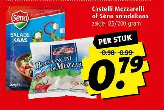 Boni Castelli Mozzarelli Of Sèna Saladekaas aanbieding