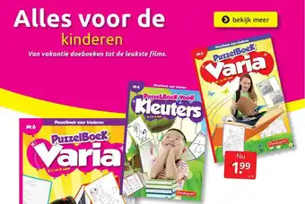 Boekenvoordeel Alles Voor De Kinderen Van Vakantie Doeboeken Tot De Leukste Films aanbieding