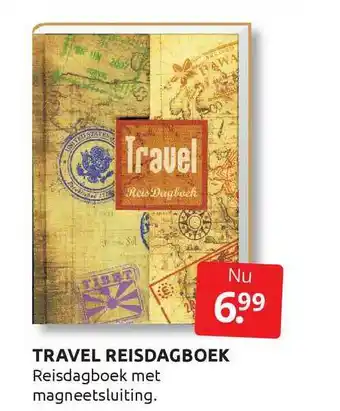 Boekenvoordeel Travel Reisdagboek aanbieding