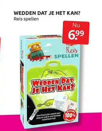 Boekenvoordeel Wedden Dat Je Het Kan? Reis Spellen aanbieding