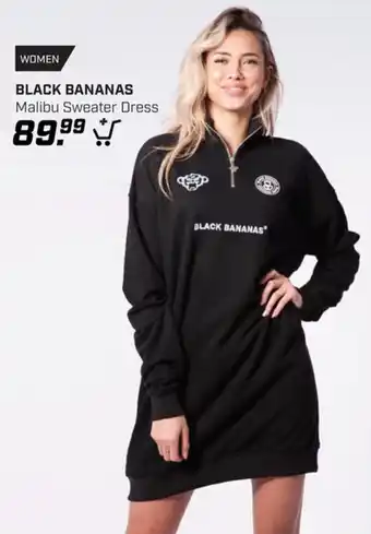 Daka Sport Black Bananas Malibu sweater dress aanbieding