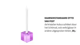 Nijhof Kaarsenstandaard otto van fest aanbieding