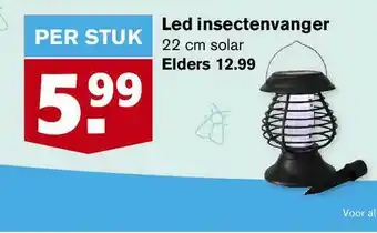 Hoogvliet Led Insectenvanger 22cm aanbieding