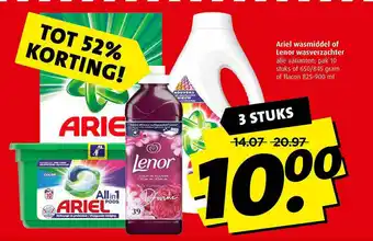 Boni Ariel Wasmiddel Of Lenor Wasverzachter Tot 52% Korting aanbieding