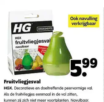 Plentyparts Fruitvliegjesval HGX aanbieding