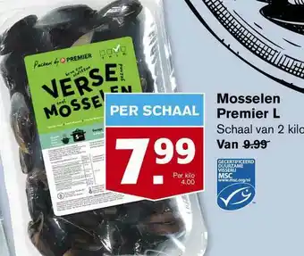 Hoogvliet Mosselen Premier L aanbieding