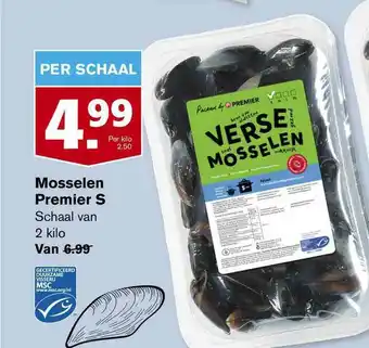 Hoogvliet Mosselen Premier S aanbieding