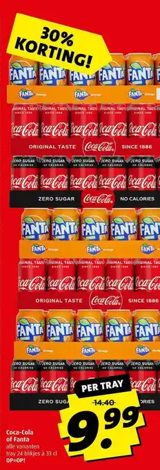 Boni Coca Cola Of Fanta 30% Korting aanbieding