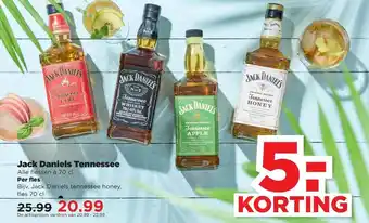 PLUS Jack Daniels Tennessee 5.- Korting aanbieding