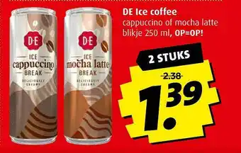 Boni DE Ice Coffee Cappuccino Of Mocha Latte aanbieding