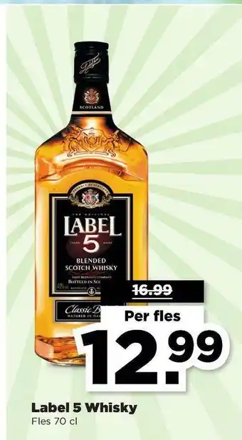 PLUS Label 5 Whisky aanbieding