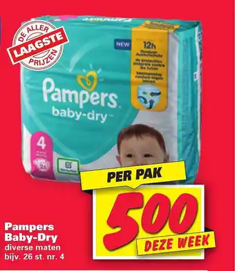 Nettorama Pampers Baby-Dry aanbieding