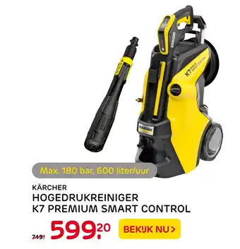 Praxis Kärcher Hogedrukreiniger K7 Premium Smart Control aanbieding