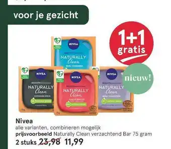 Etos Nivea 1+1 Gratis aanbieding