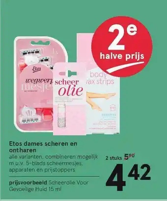 Etos Etos Dames Scheren En Ontharen aanbieding