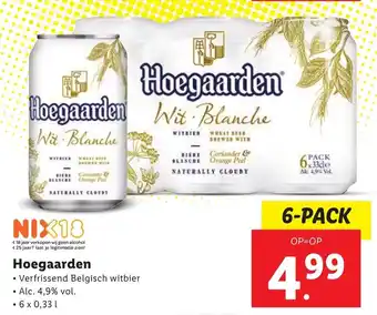 Lidl Hoegaarden 6*330ml aanbieding