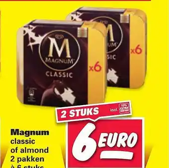 Nettorama Magnum Classic Of Almond aanbieding