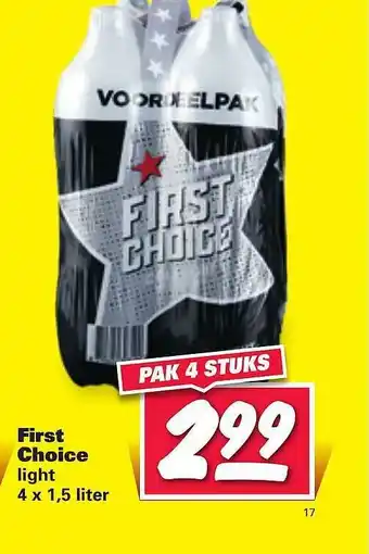 Nettorama First Choice Light aanbieding