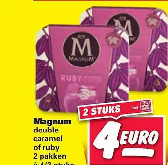 Nettorama Magnum Double Caramek Of Ruby aanbieding