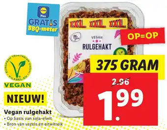 Lidl Chef select & you Vega(n) rulgehakt 375g aanbieding