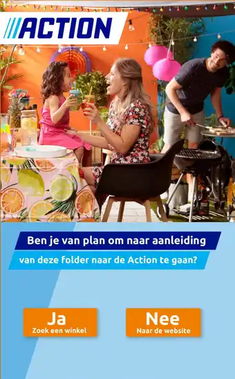 Action Ben je van plan om naar de Action te gaan? aanbieding