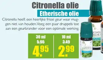 Gezond & Wel Citronella olie aanbieding