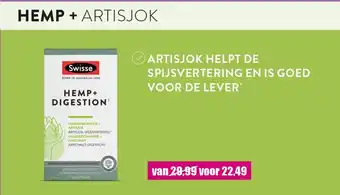 Gezond & Wel Swisse Hemp + Artisjok aanbieding