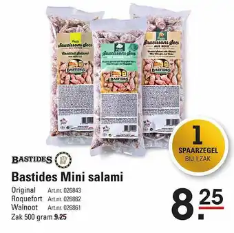 Sligro Bastides Mini Salami aanbieding