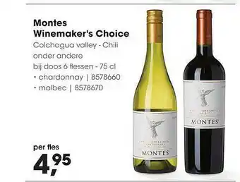 HANOS Montes Winemaker's Choice Colchagua Valley aanbieding