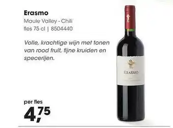 HANOS Erasmo Maule Valley aanbieding