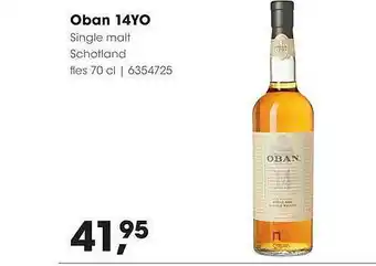 HANOS Oban 14YO Single Malt aanbieding