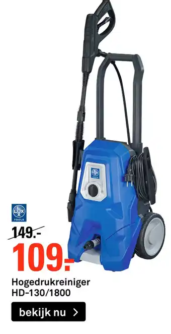 Karwei Hogedrukreiniger HD-130/1800 aanbieding