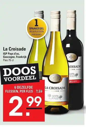 Sligro La Croisade IGP Pays D'Oc, Gascogne, Frankrijk aanbieding