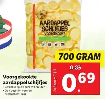 Lidl Chef select & you Voorgekookte aardappelschijfjes 700g aanbieding