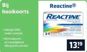 Trekpleister Reactine aanbieding