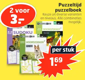 Trekpleister Puzzeltijd puzzelboek aanbieding