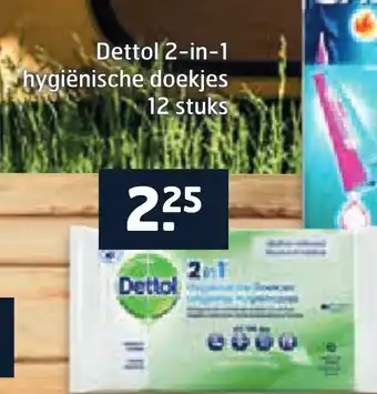 Trekpleister Dettol 2-in-1 hygiënische doekjes aanbieding