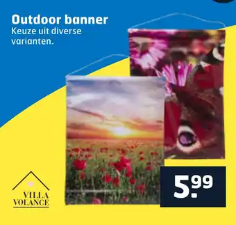 Trekpleister Outdoor banner aanbieding