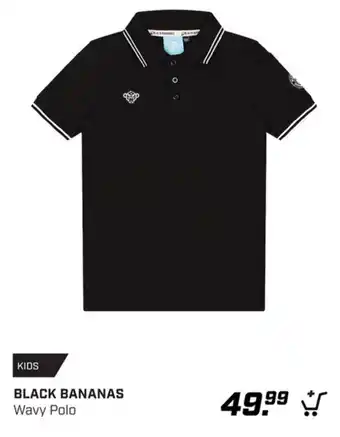Daka Sport Black Bananas Wavy polo aanbieding