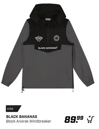 Daka Sport Black Bananas Block anorak windbreaker aanbieding