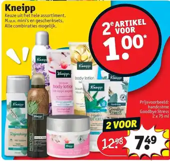 Kruidvat Kneipp 2st aanbieding