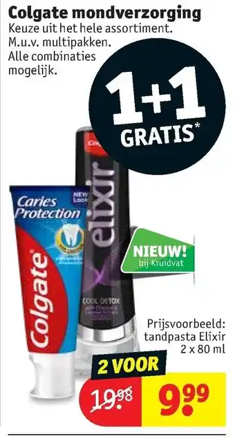 Kruidvat Colgate mondverzorging 2 st aanbieding